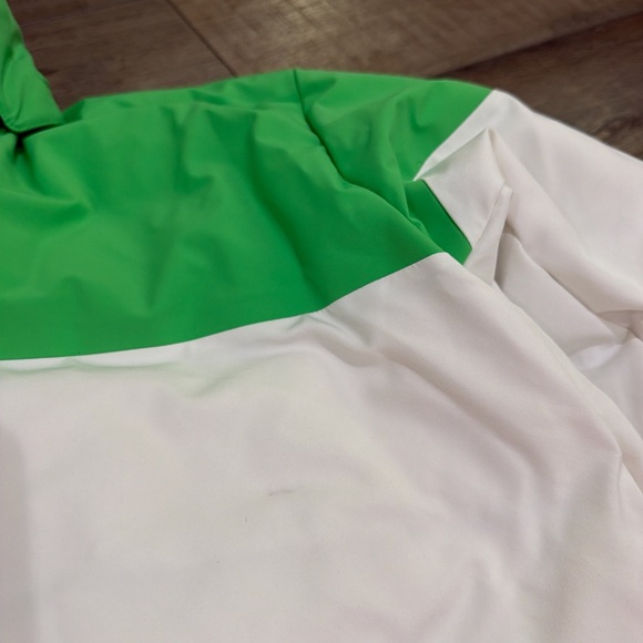 Bogner Vila quilted down ski jacket in pink and green - Picture 6 of 14